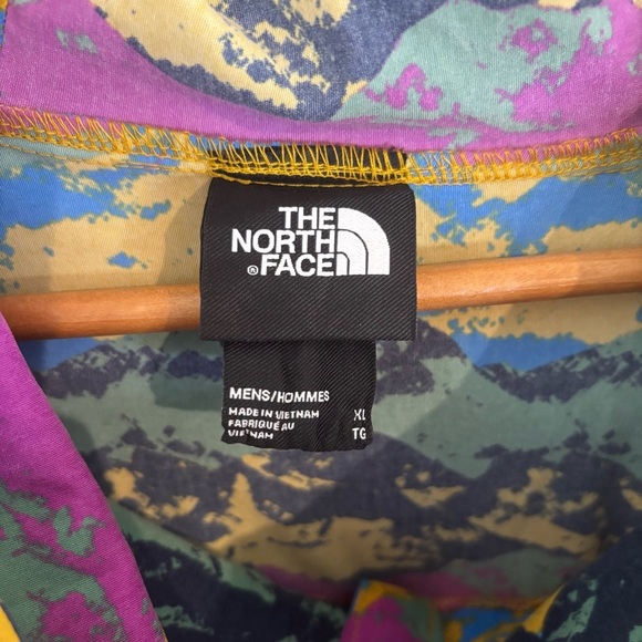 The North Face Class V Fanorak XL WindbreakerRare Mountain Print, Liam Gallagher - Picture 3 of 14